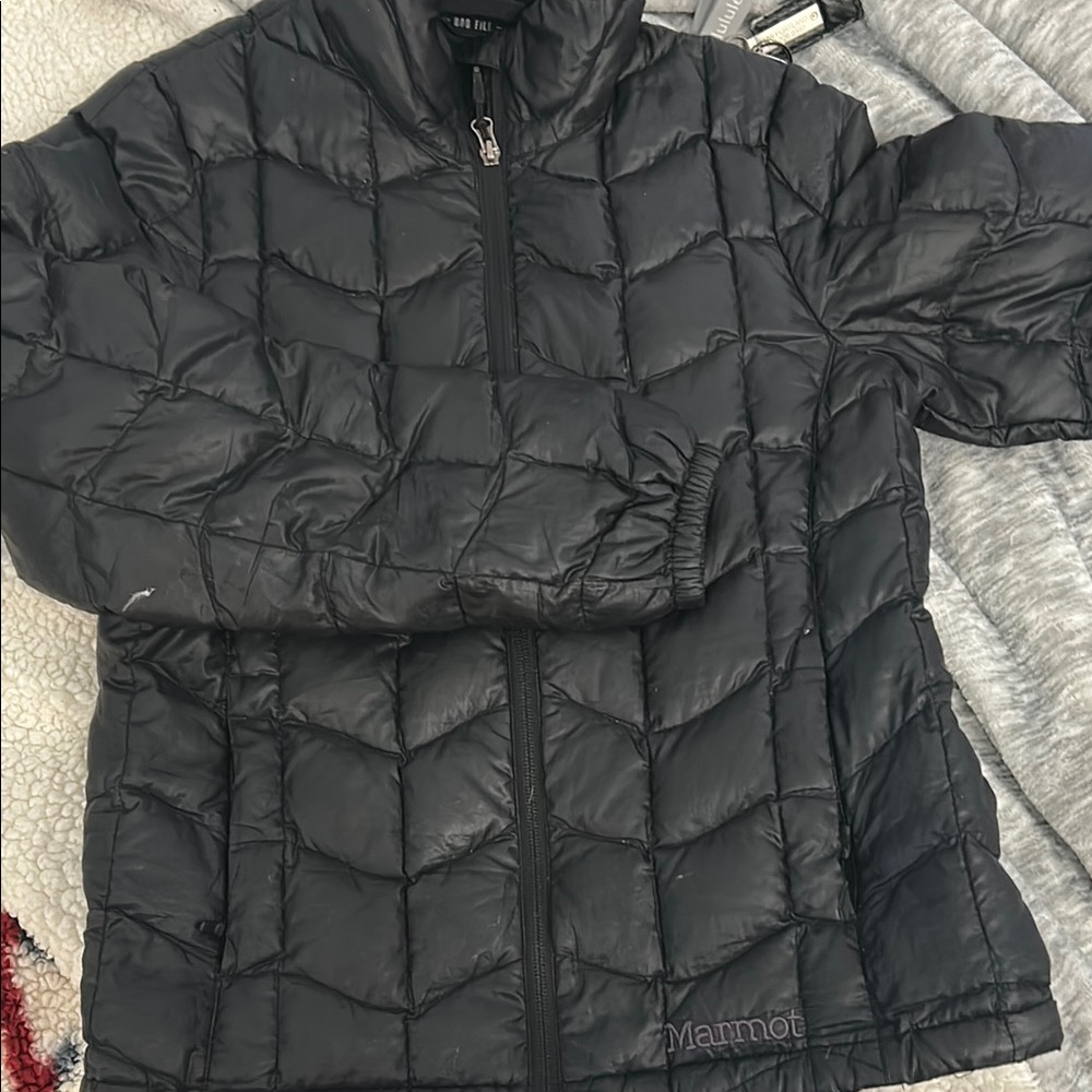 Marmot Black Puffer Jacket